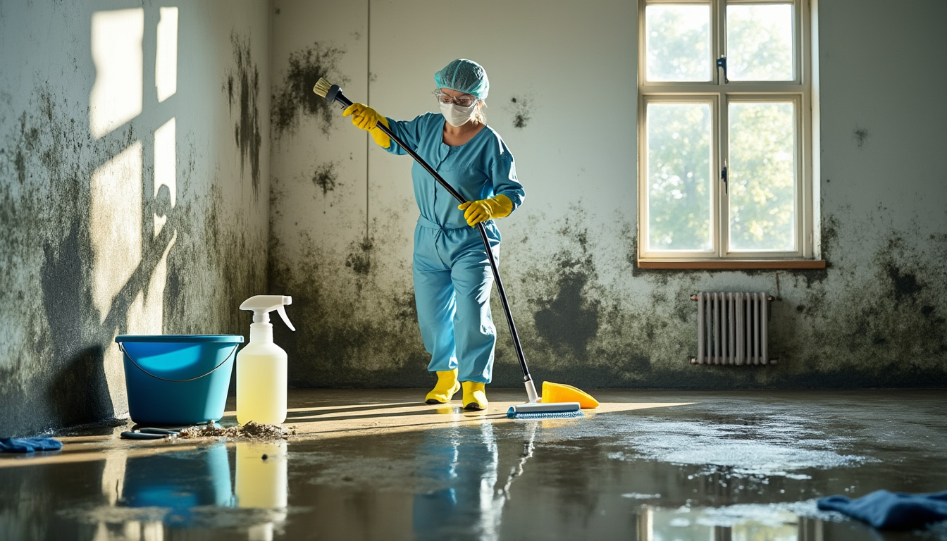 découvrez des méthodes efficaces pour nettoyer les traces de moisissures après une inondation et protéger votre maison des dommages.